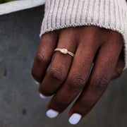 Two Strand Knot Ring