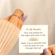 Highs And Lows Wave Ring