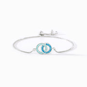 Mother & Daughter Linking Circles Bracelet - Mother's Day Gift