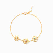 1-8 Birth Flowers Bracelet