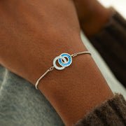 Mother & Daughter Linking Circles Bracelet - Mother's Day Gift