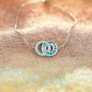 Mother & Daughter Linking Circles Bracelet - Mother's Day Gift