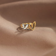 Layered Heart Ring