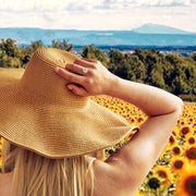 Sunshine Sunflower Ring S925