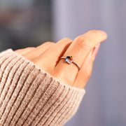 Baguette Birthstones Ring