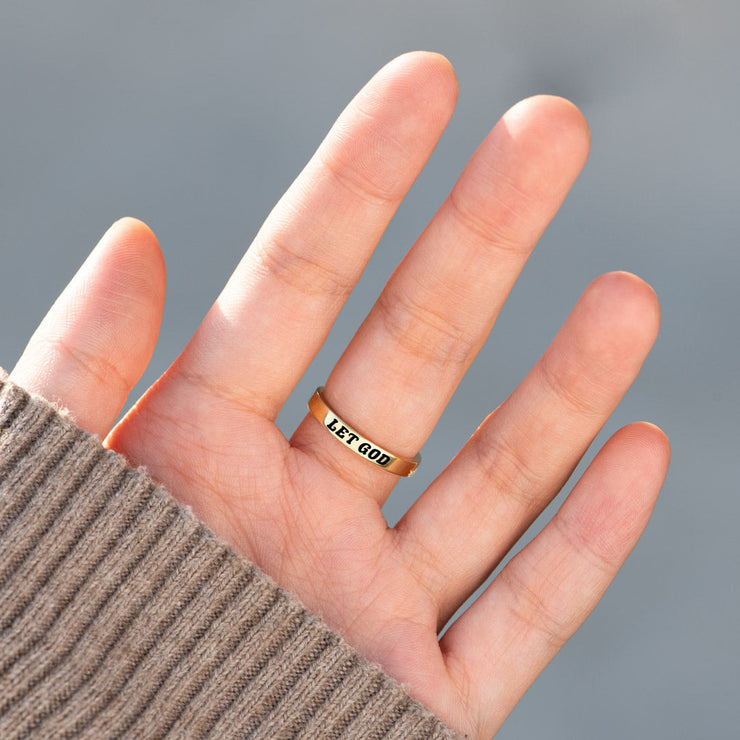 Golden Cross Ring