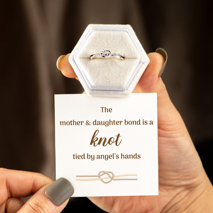 Double Band Knot Ring