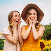 Sunshine Sunflower Ring S925