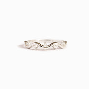 Highs And Lows Wave Ring Silver - For Daughter